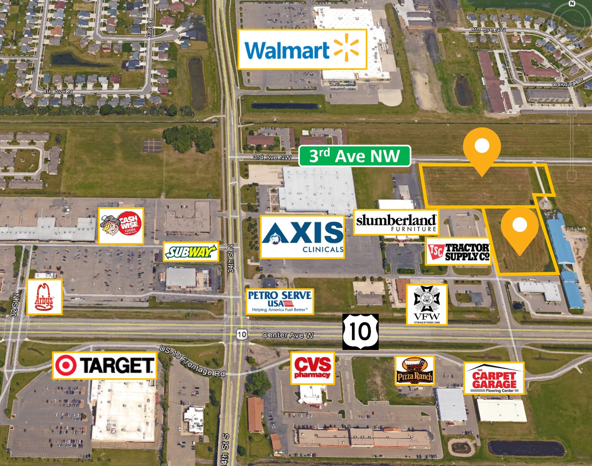 Center Ave W, Dilworth, MN for Sale