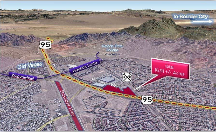 30 Conestoga Way Henderson, NV 89002 Land Property for Lease on