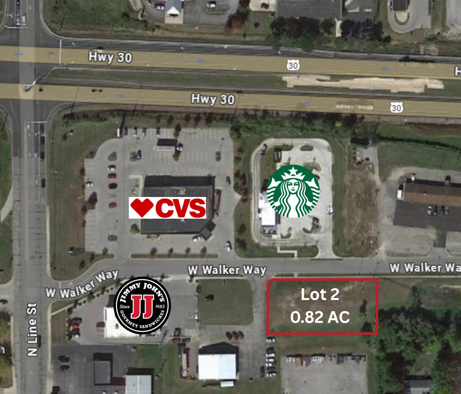 US Hwy 30 Hwy @ State Road 109, Columbia City, IN for Sale