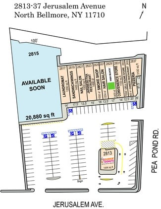 Bellmore, NY Retail - 2813-2837 Jerusalem Ave