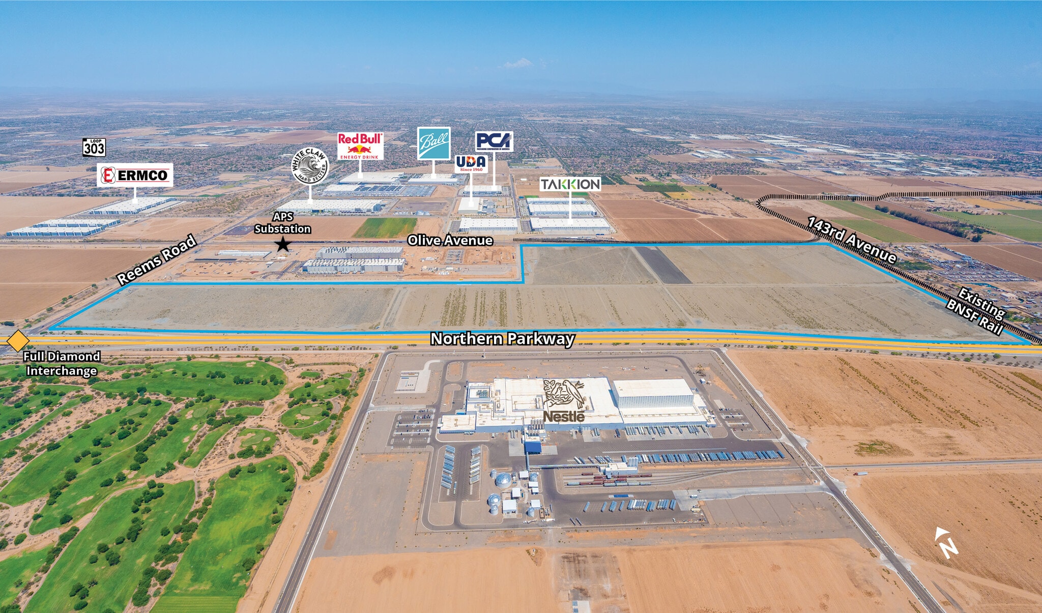 Reems Rd & Northern Pky, Waddell, AZ for Rent