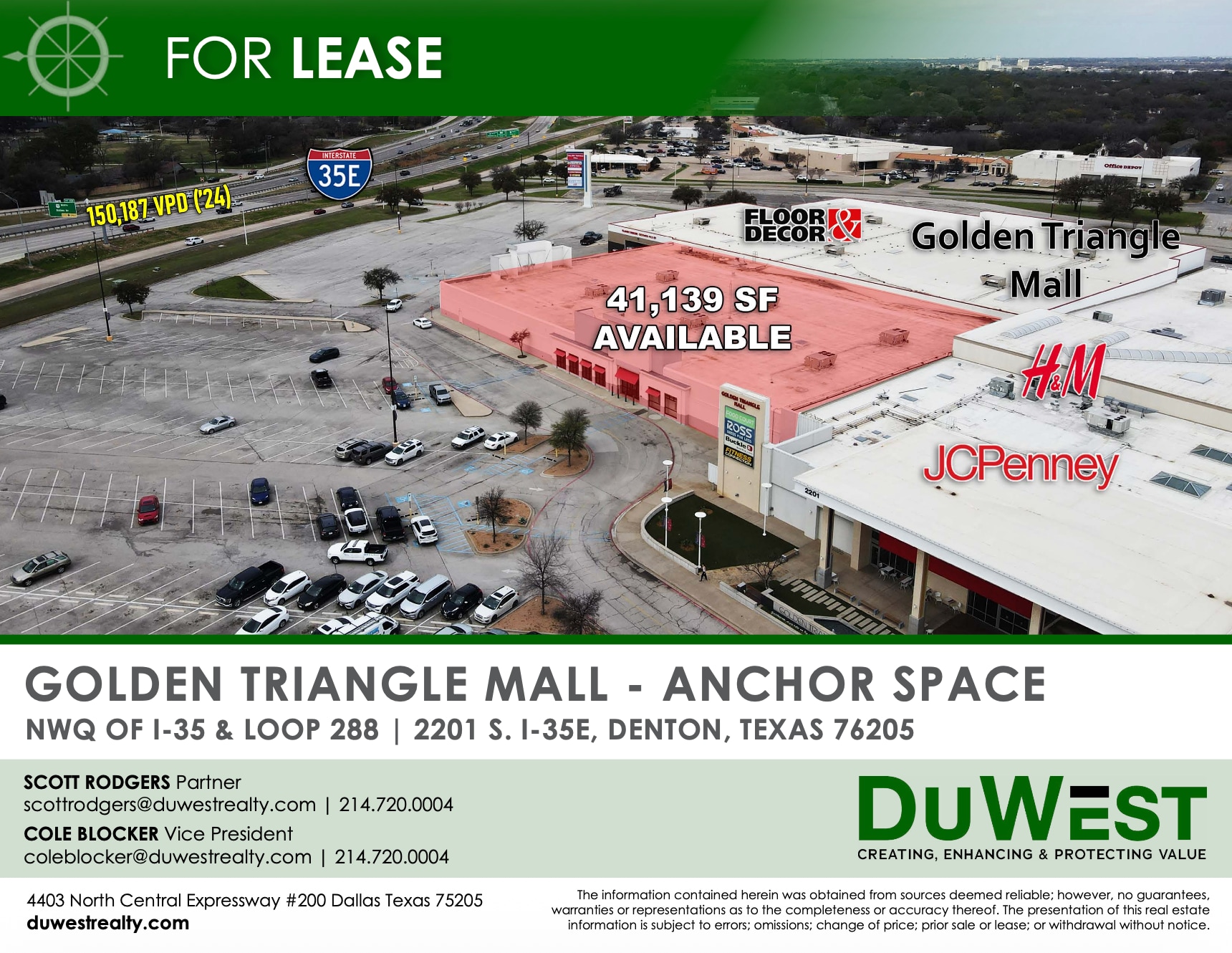 2201 S Interstate 35 E, Denton, TX for Rent