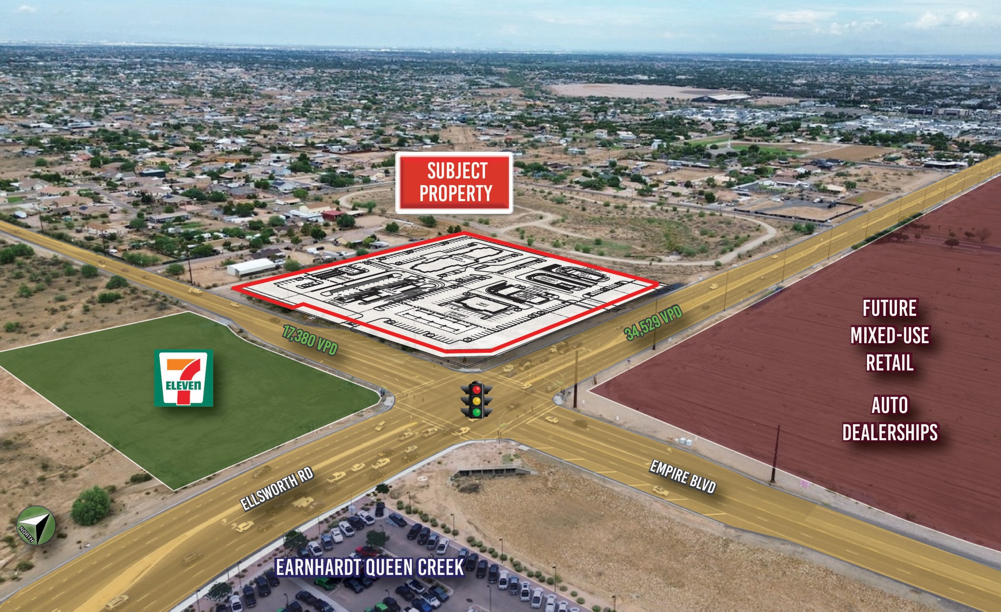 NWC Ellsworth Rd & Empire Blvd, Queen Creek, AZ for Sale