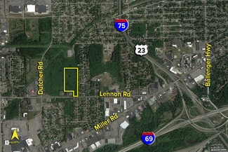 Flint, MI Commercial - Lennon Rd @ Dutcher St Flint, MI Commercial - Lennon Rd @ Dutcher St
