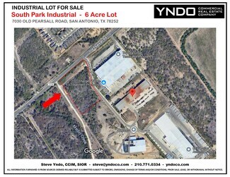 San Antonio, TX Commercial Land - 7030 Old Pearsall Rd