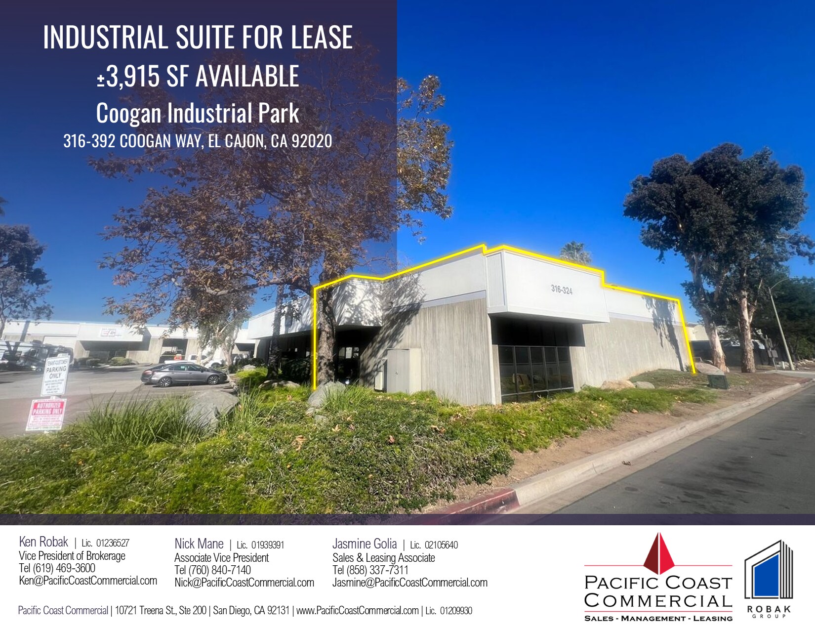 316-324 Coogan Way, El Cajon, CA for Rent