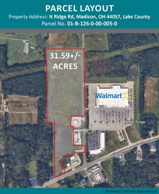 Madison, OH Commercial Land - N Ridge Rd