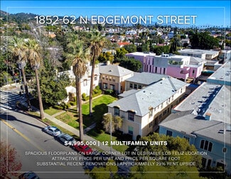 Los Angeles, CA Apartments - 1852-1862 N Edgemont St Los Angeles, CA Apartments - 1852-1862 N Edgemont St