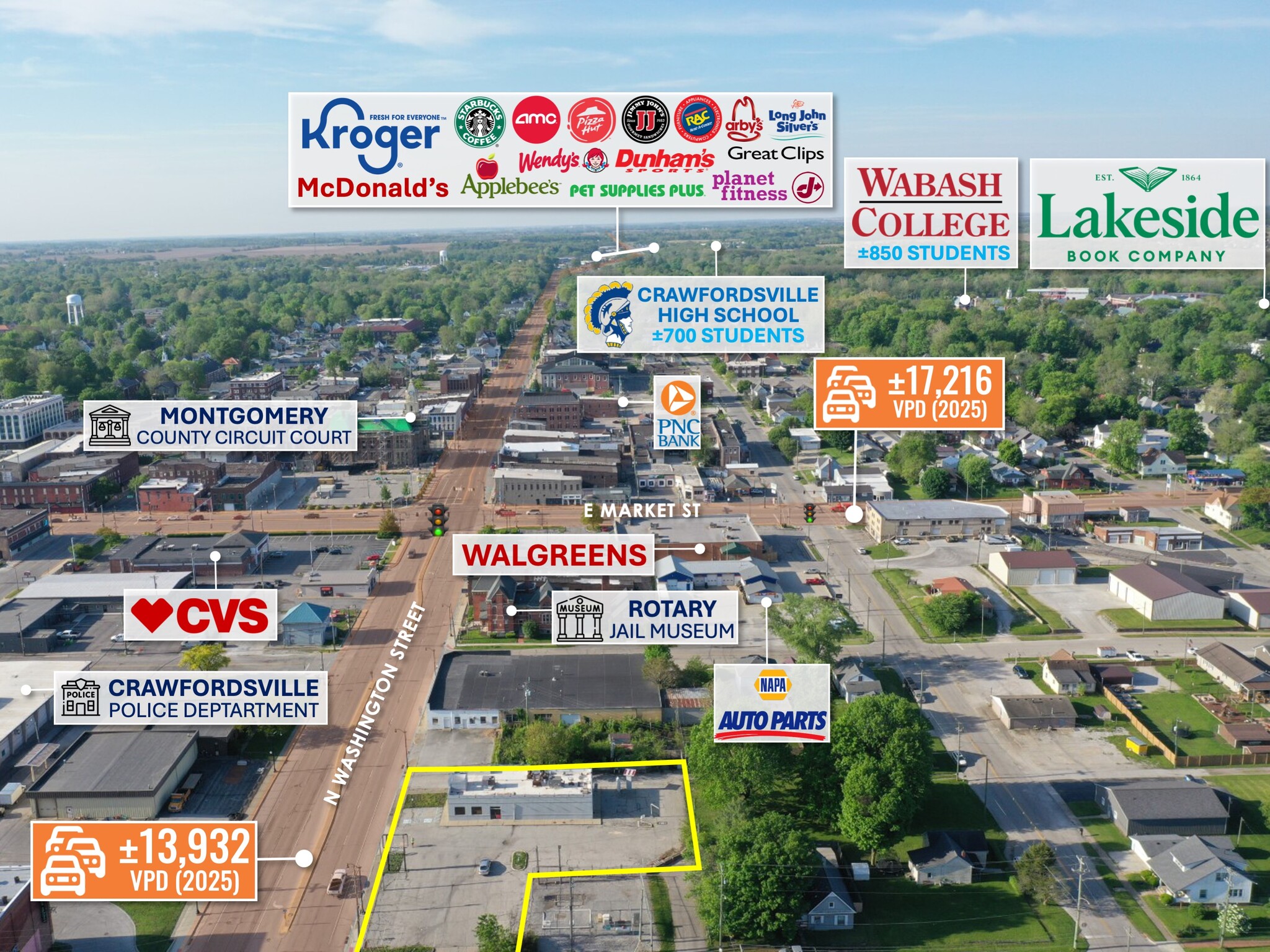 309 N Washington St, Crawfordsville, IN for Sale