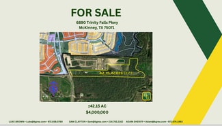 McKinney, TX Commercial Land - 6890 Trinity Falls Pky