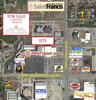 Broken Arrow, OK Commercial Land - 3204 S Elm Pl