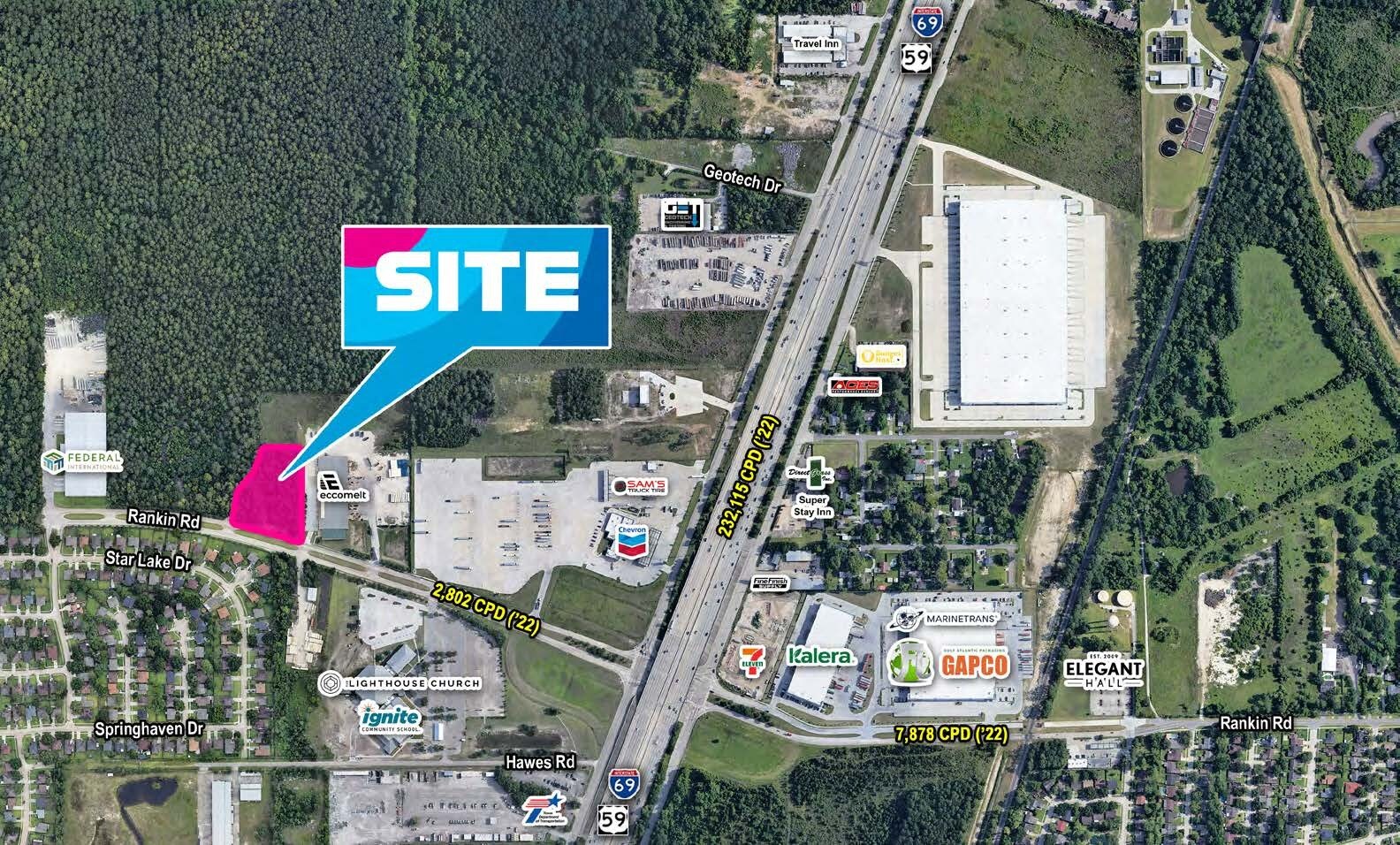 NWQ US-59 & Rankin Rd, Humble, TX for Sale