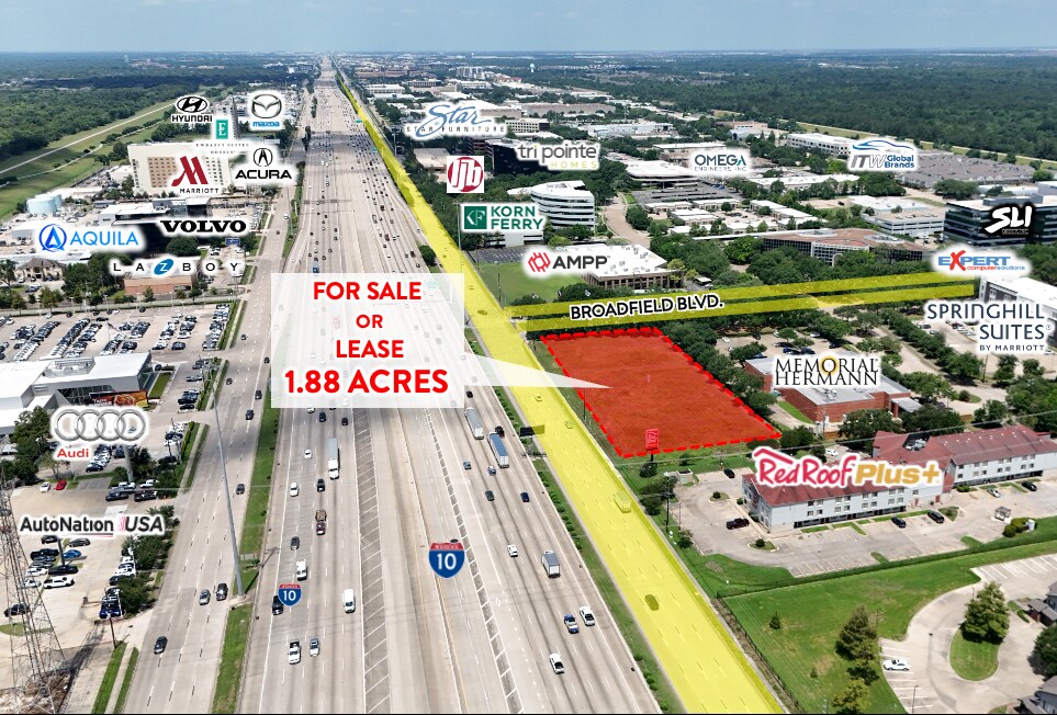 Katy Freeway @ Broadfield, Houston, TX for Sale