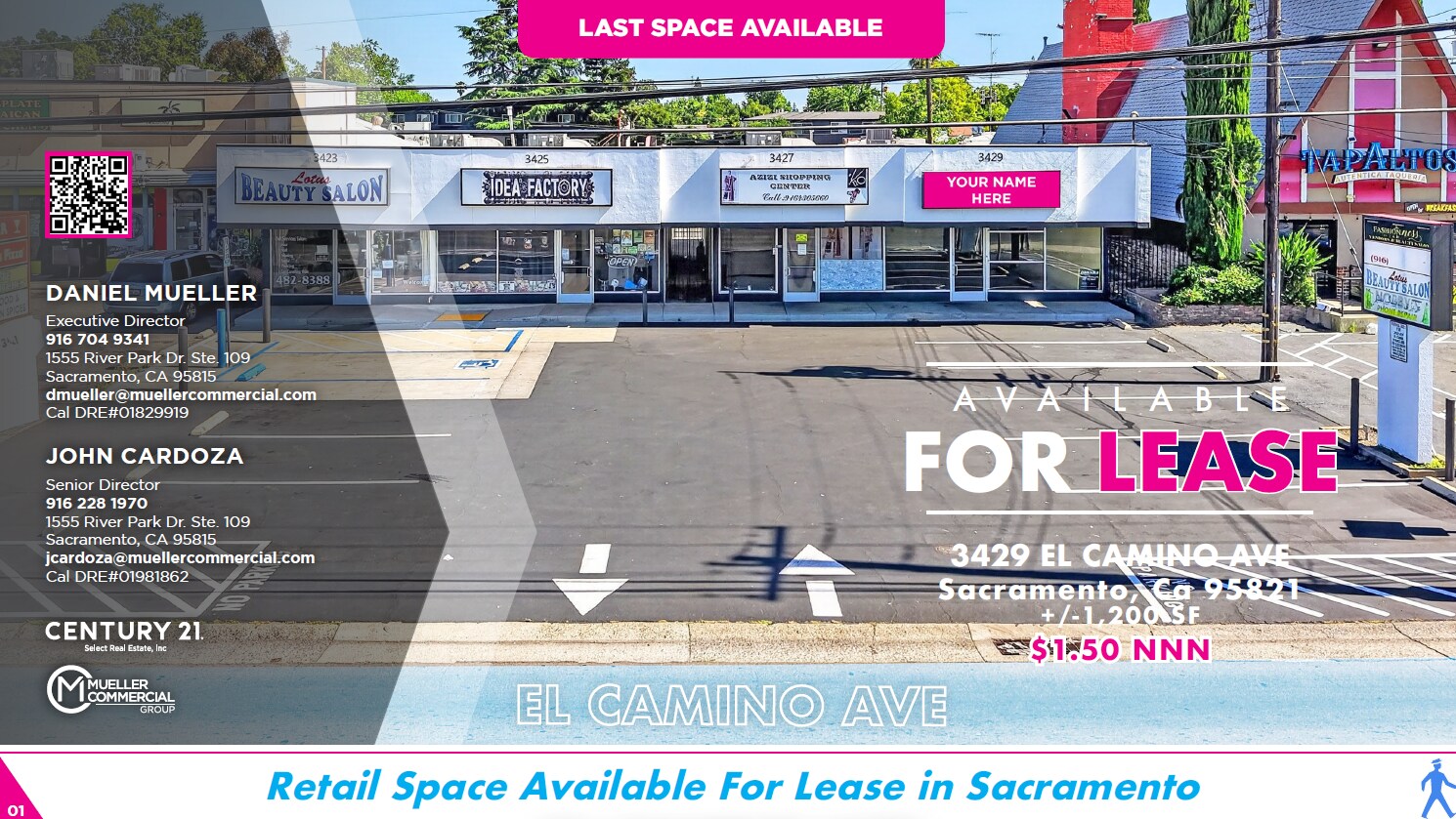 3423-3429 El Camino Ave, Sacramento, CA for Rent