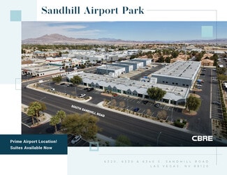 Las Vegas, NV Industrial - 6320 S Sandhill Rd Las Vegas, NV Industrial - 6320 S Sandhill Rd