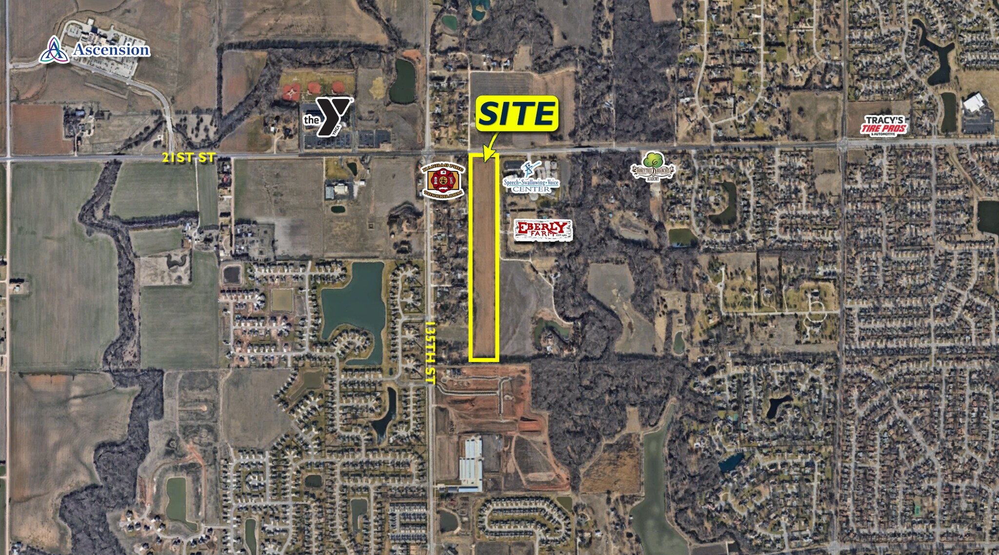 SE of 21st & 135th (2009 N Shelley Rd) st, Wichita, KS for Sale