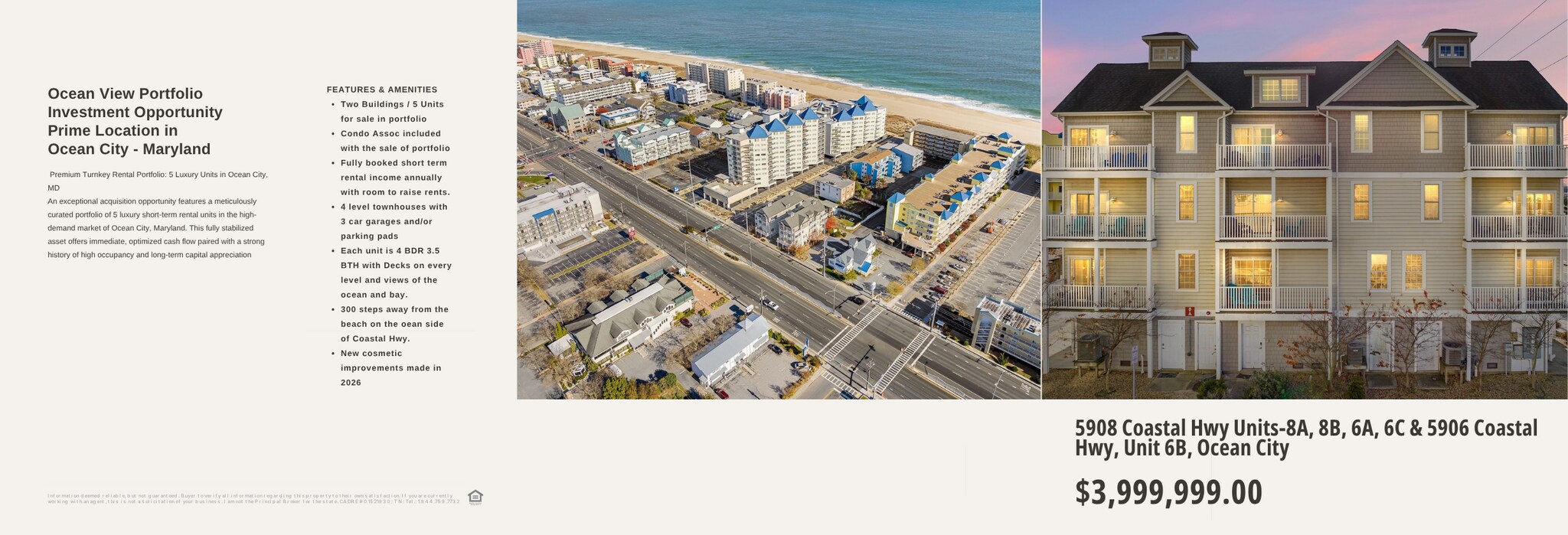 5906-5908 Coastal Hwy, Ocean City, MD for Sale