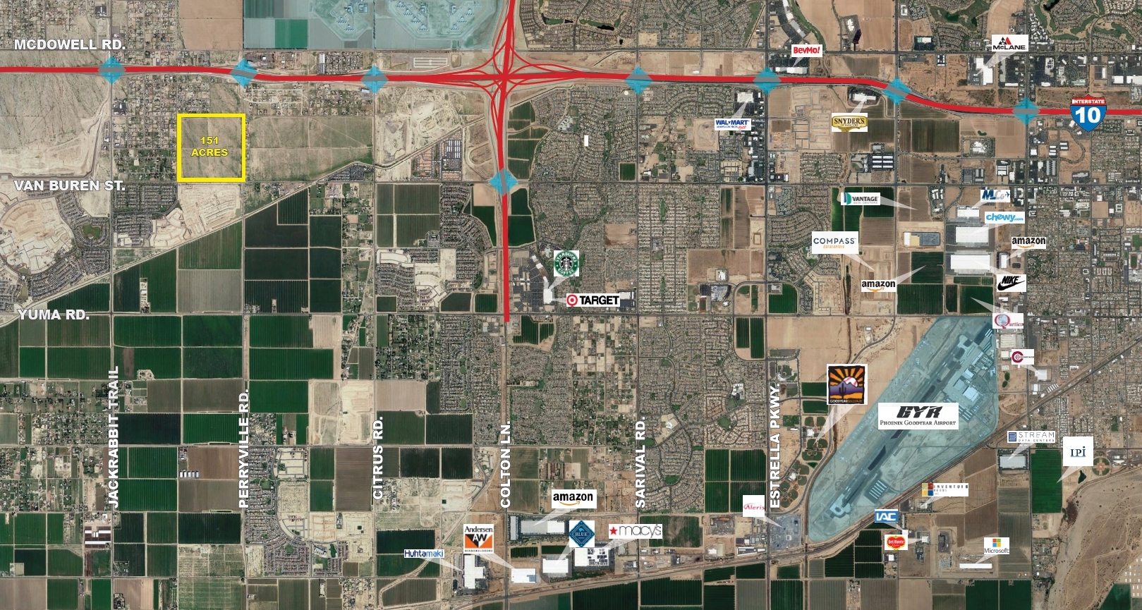 W Van Buren St & N Perryville Rd, Buckeye, AZ for Sale