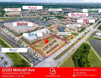 Overland Park, KS Commercial Land - 12252 Metcalf Ave