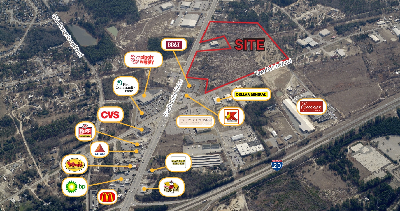 S Lake Dr & Two Notch Dr, Lexington, SC for Sale