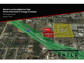 Denton, TX Commercial Land - 920 Lindsey St