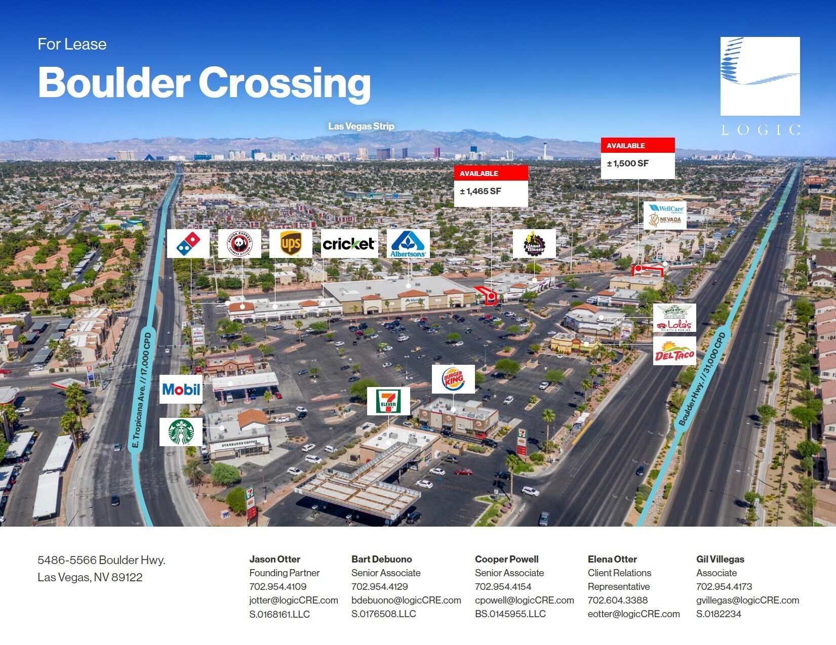 5486-5566 Boulder Hwy, Las Vegas, NV for Rent