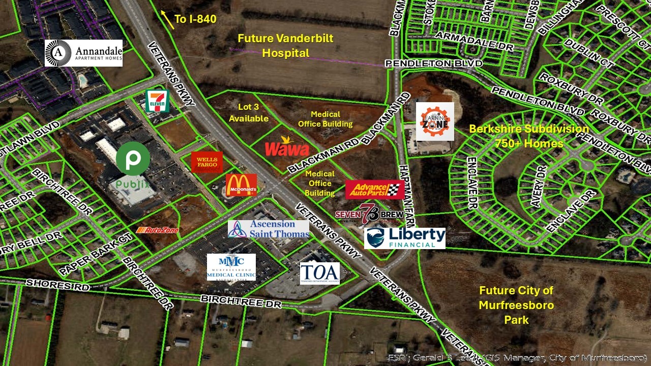 Veterans Pkwy, Murfreesboro, TN for Sale