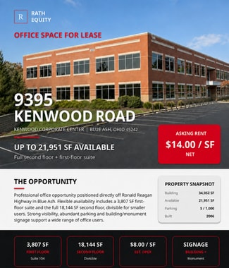 Blue Ash, OH Office - 9395 Kenwood Rd