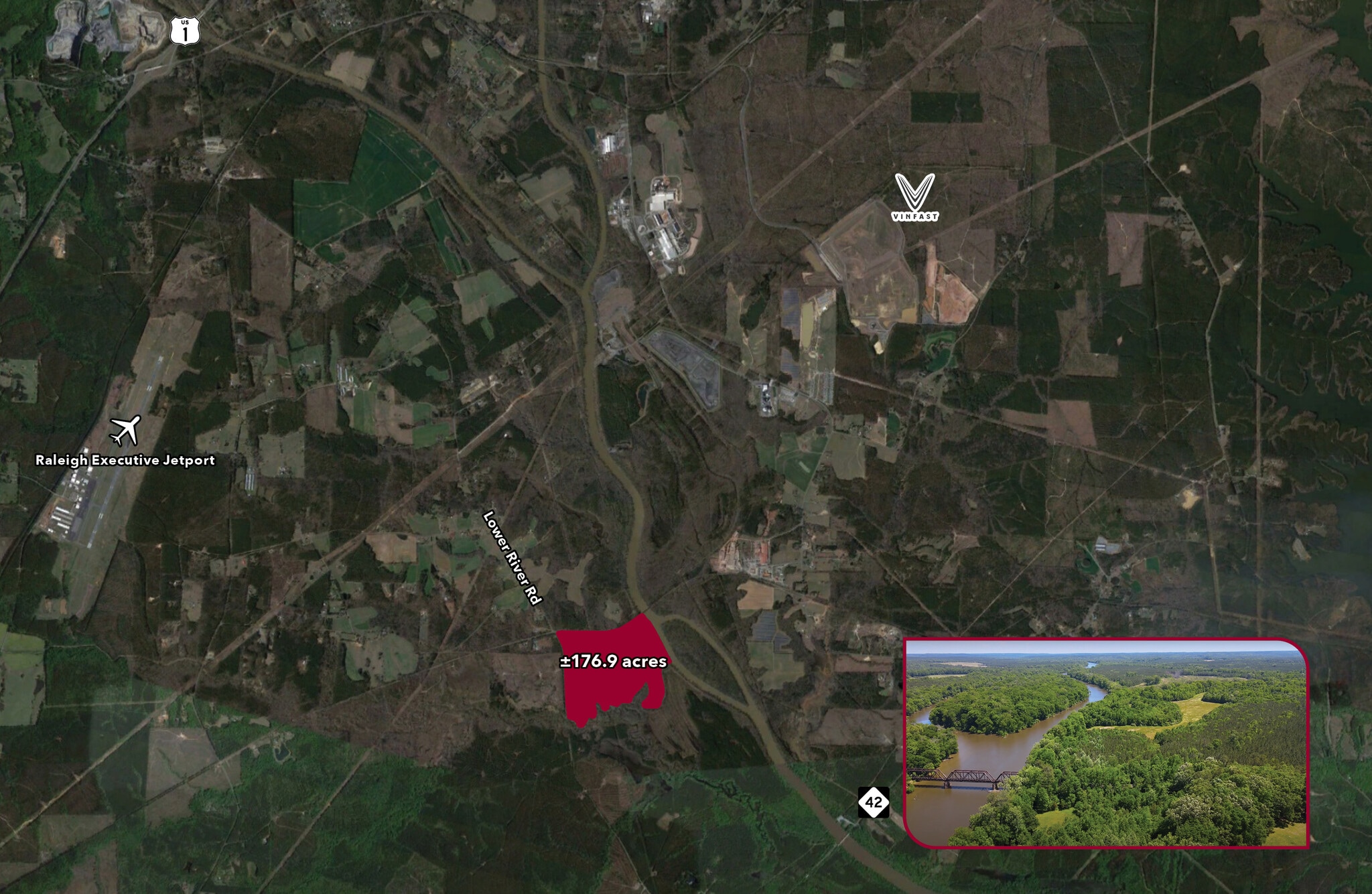 E Lower River Rd, Moncure, NC for Sale