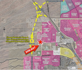 Las Vegas, NV Commercial Land - NWC Kyle Canyon Rd. & Alpine Ridge way