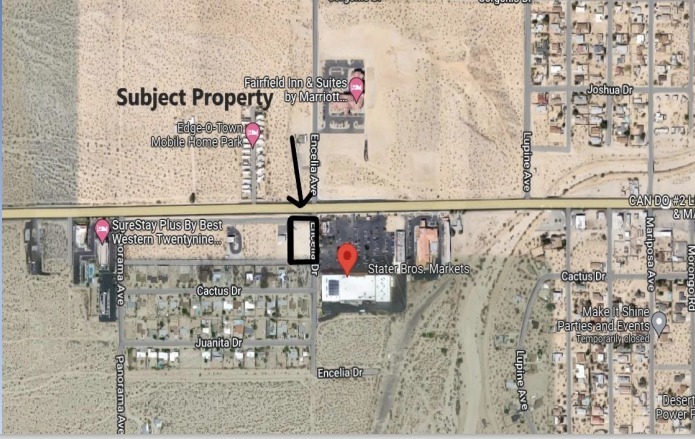 29 Palms Hwy @ Encelia Ave., Twentynine Palms, CA for Rent