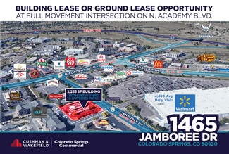 Colorado Springs, CO Commercial Land - 1465 Jamboree Dr