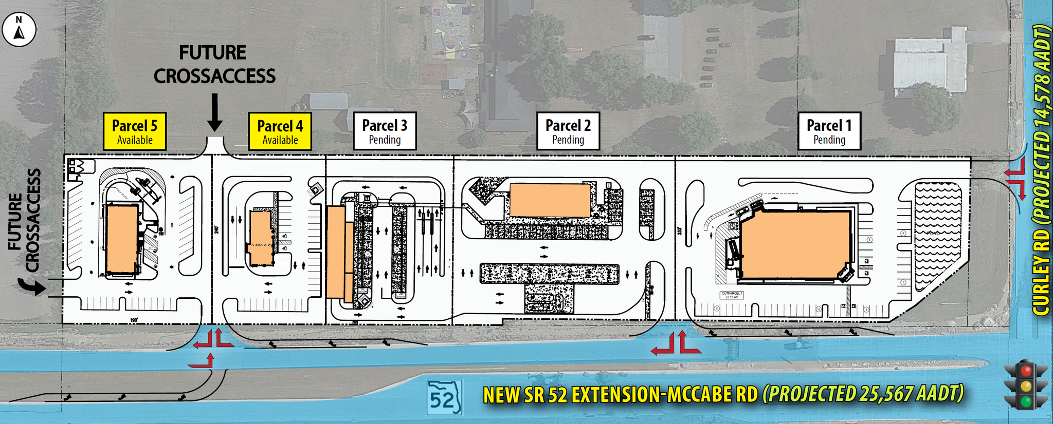 NWC of State Road 52 & Curley Rd, San Antonio, FL for Rent