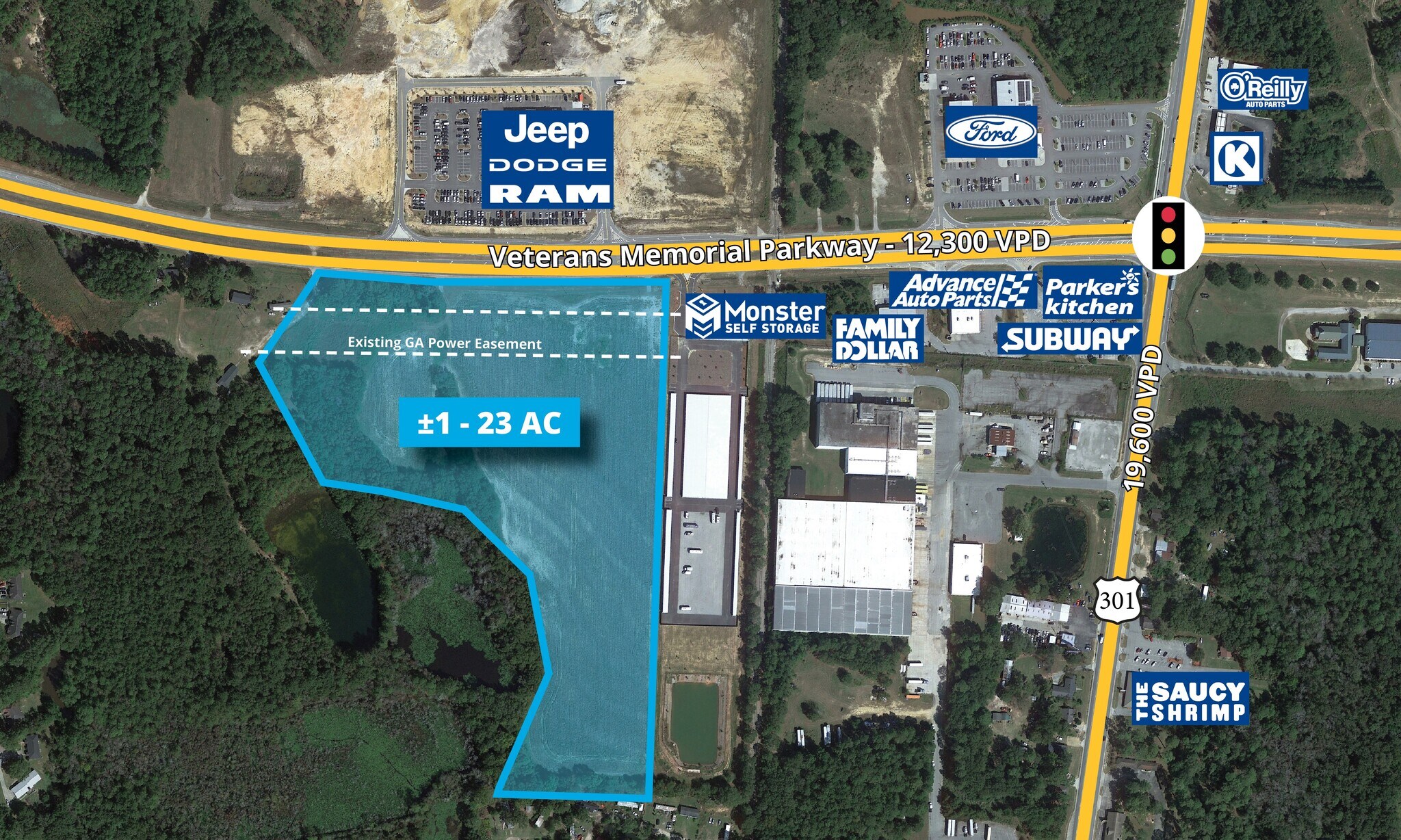 Veterans Memorial Pky Statesboro, GA 30458 Land Property for Sale on