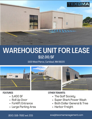 Carlsbad, NM Flex - 1481-1607 W Pierce St