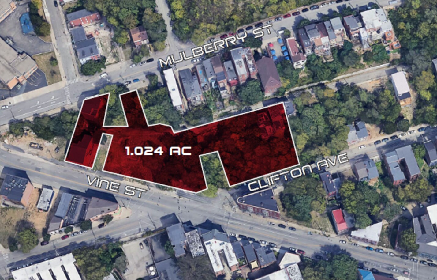 Vine St, Mulberry St, Clifton Ave, Peete St, Cincinnati, OH for Sale