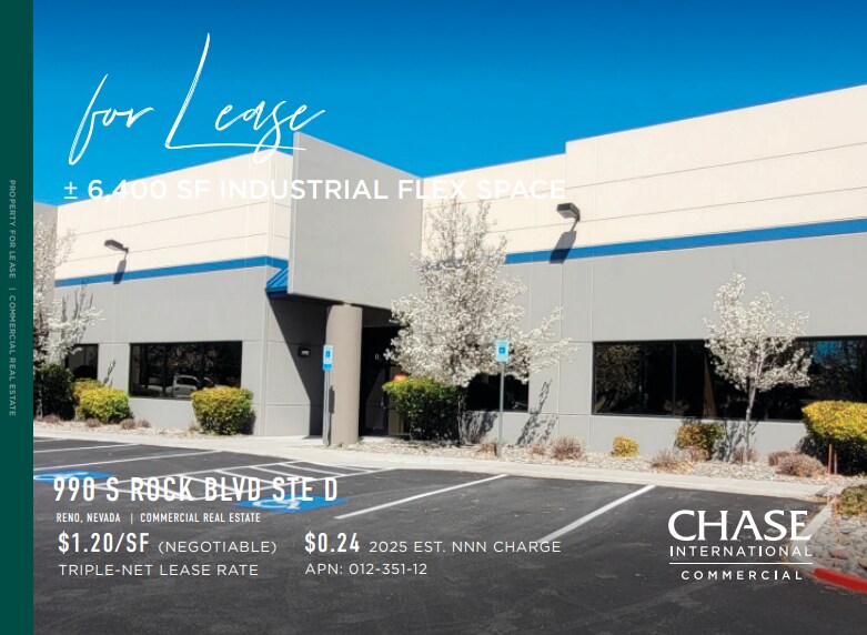 990 S Rock Blvd, Reno, NV for Rent