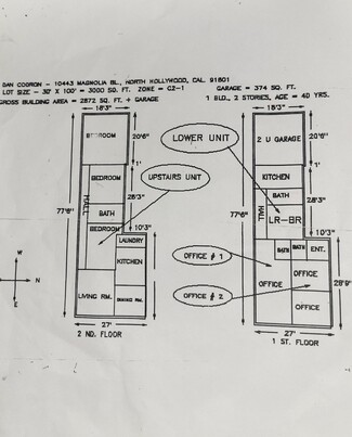 North Hollywood, CA Office/Residential - 10443-10445 Magnolia Blvd