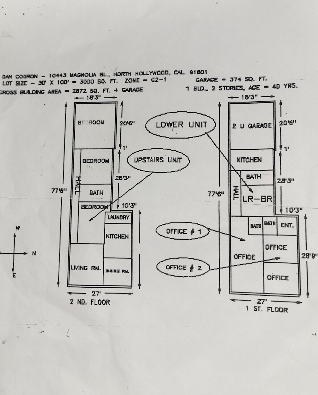 10443-10445 Magnolia Blvd, North Hollywood, CA for Sale