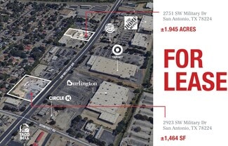San Antonio, TX Retail - 2923 SW Military Dr