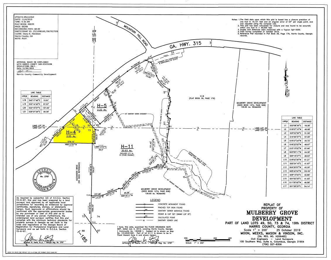 Hwy 315 H-4, Fortson, GA for Sale