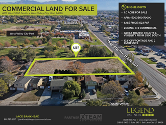 West Valley City, UT Commercial Land - 4612 W 3500 S
