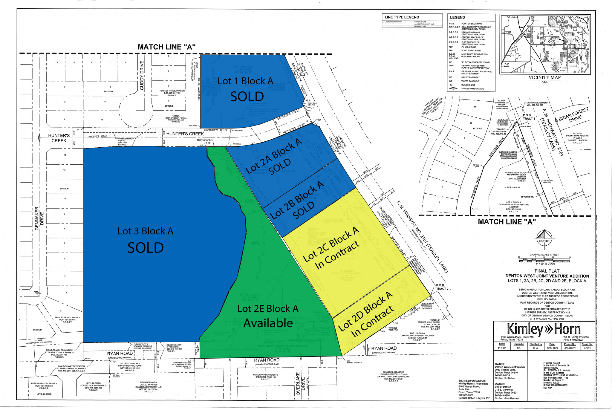 NWC Teasley Ln & Ryan Rd, Denton, TX for Sale