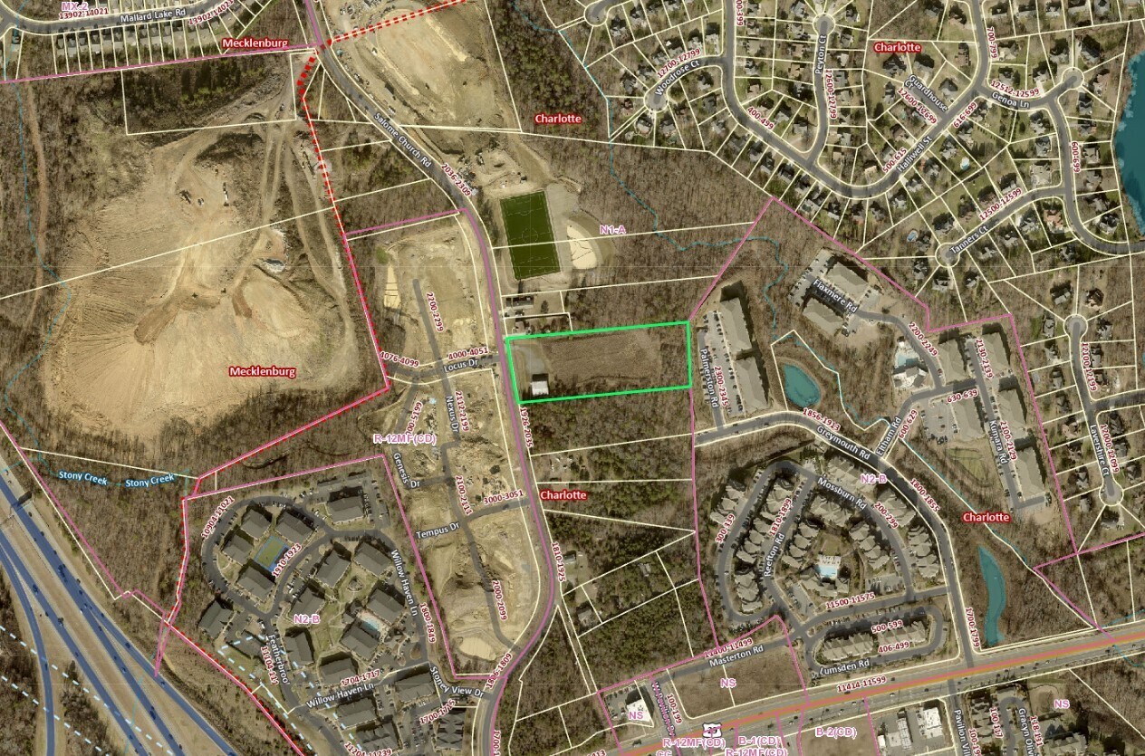 2024 Salome Church Road Charlotte, NC 28262 Land Property for Sale on