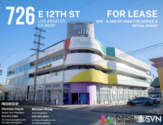Los Angeles, CA Office, Retail - 726 E 12th St