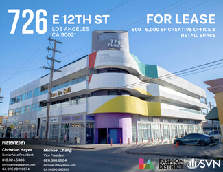 Los Angeles, CA Retail - 726 E 12th St