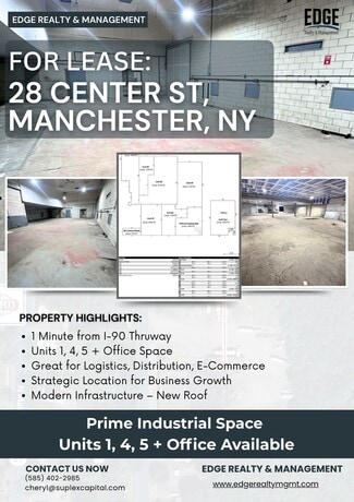 Manchester, NY Industrial - 28 Center St