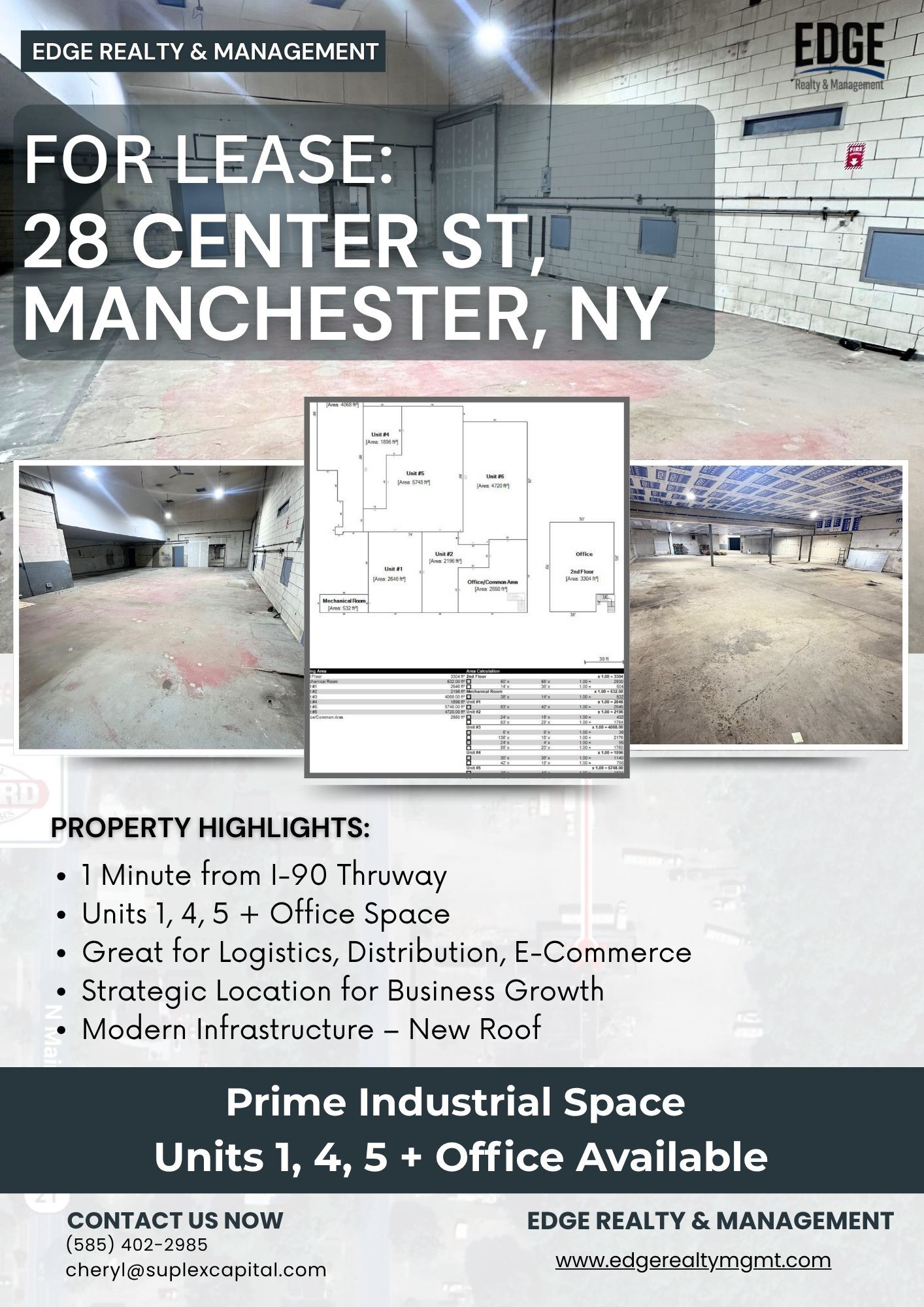 28 Center St, Manchester, NY for Rent