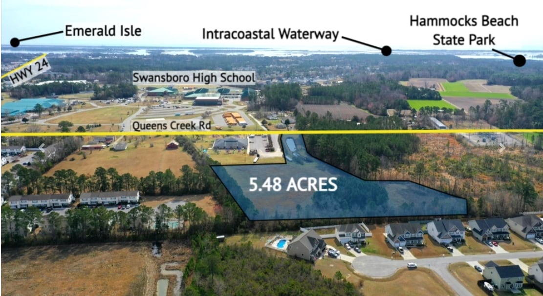 168 Queens Creek Rd, Swansboro, NC for Sale