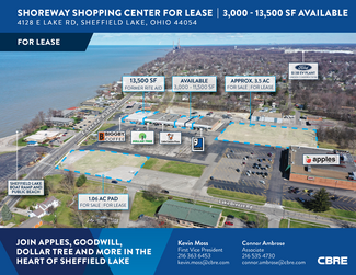 Sheffield Lake, OH Retail - 4102-4208 Lake Rd